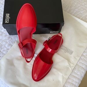 Red Jelly Melissa Sandals